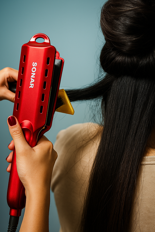 🔥 Plancha de Cabello Profesional SONAR SN-738 👩‍🦰 | 750°F | Placas Anchas | Alisado Rápido y Sin Frizz ✨
