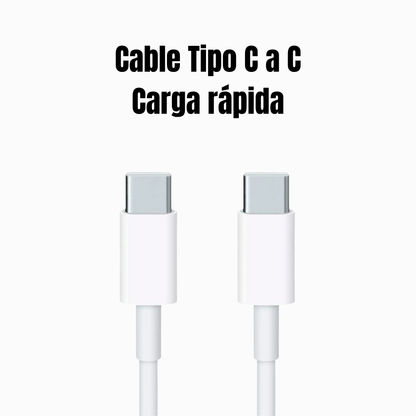 ⚡ CABLE IPHONE TIPO C A C ⚡ 🔝CALIDAD A1 - TOP 🔌 𝗖𝗔𝗥𝗚𝗔 𝗥𝗔́𝗣𝗜𝗗𝗔 𝗬 𝗘𝗙𝗜𝗖𝗜𝗘𝗡𝗧𝗘 🔋📱